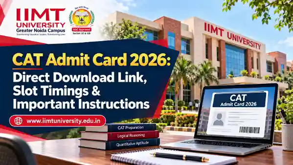 CAT admit card 2026 download