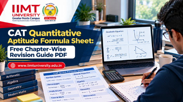 CAT quantitative aptitude formulas